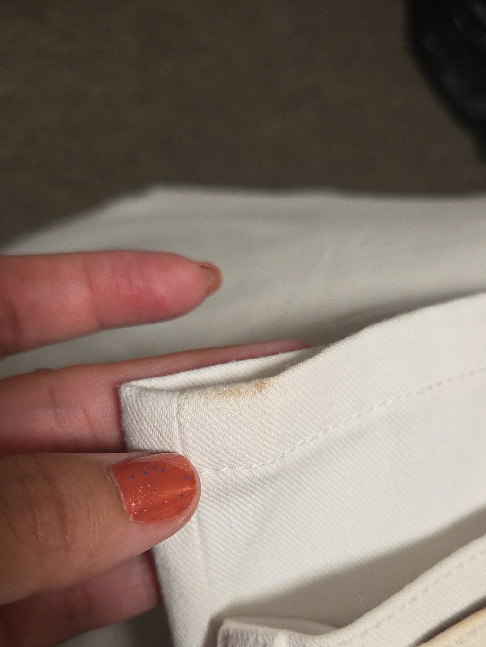 Lauren Ralph Lauren Off-White Straight Leg Jeans - Picture 7 of 8